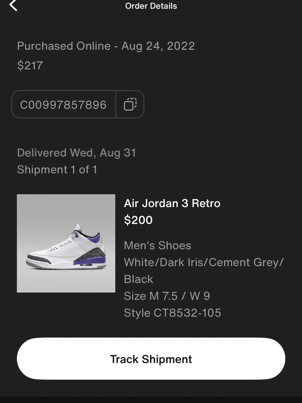 Nike Air Jordan 3 Retro